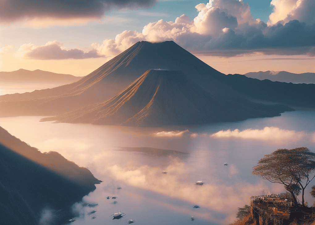 Taal Volcano and Taal Lake