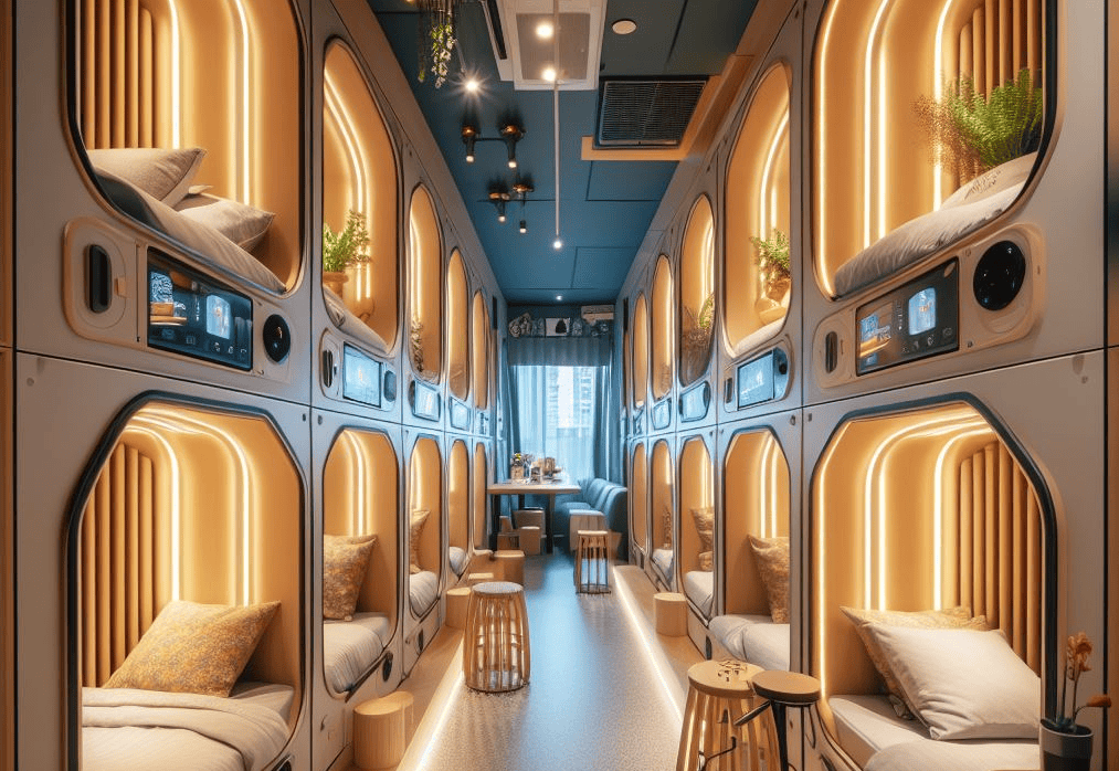 Stylish Capsule Hotel in Taipei