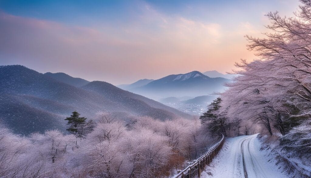 South Korea winter weather