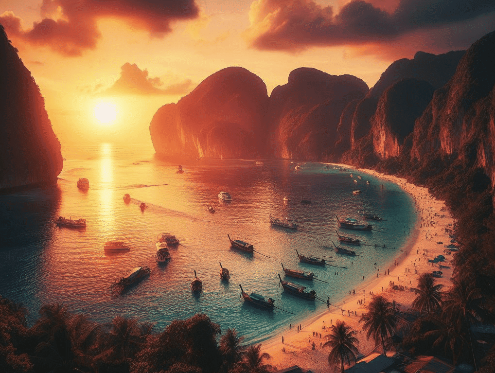 iconic beach in Thailand