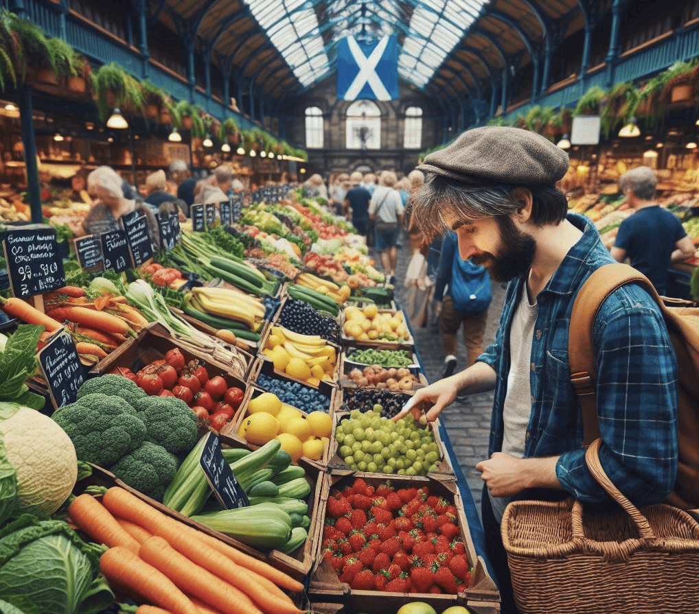 Summer seasonal food of Scotland