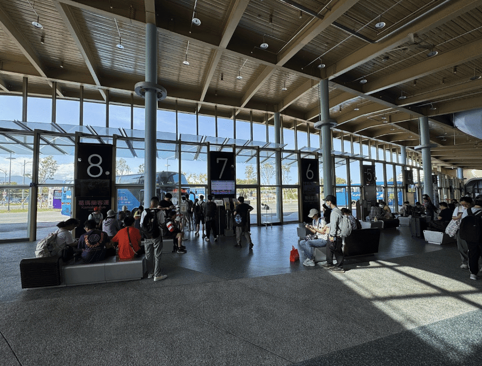 Yilan Bus Station waiting area